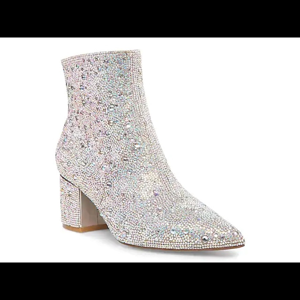 Betsey Johnson SB Cady Rhinestone Booties